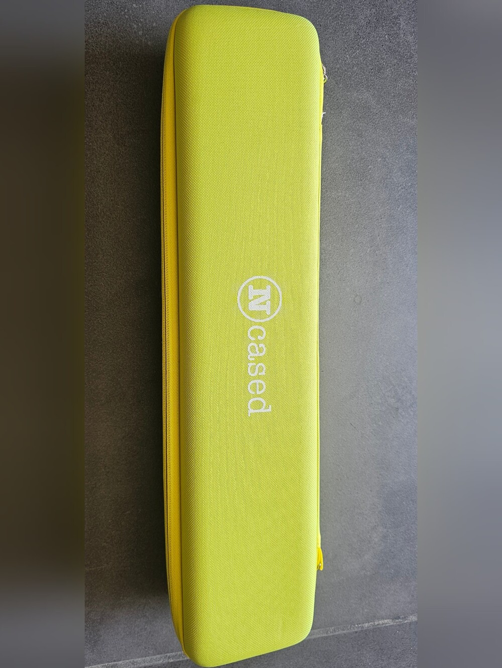 New N-Cased Yellow Hard Shell Card Storage Case Organizer (Holds ~1400 Cards).